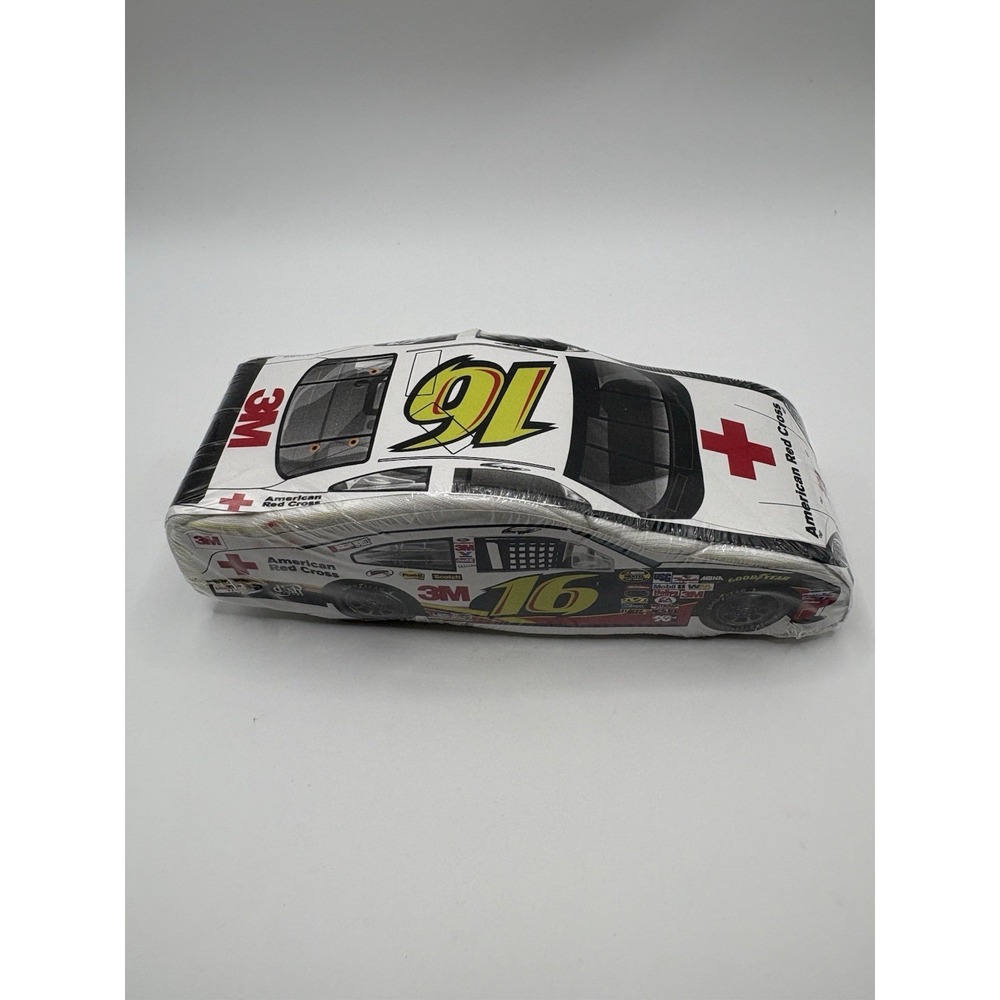 2008 Greg Biffle #16 American Red Cross NASCAR Car Shaped T-Shirt Size M Sealed